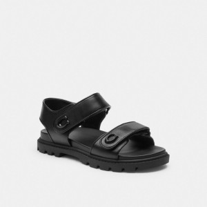 Black Coach Brynn Sandal Women Sandals | 7835MHISO