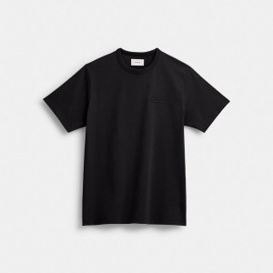 Black Coach Essential T Shirt Men Tops & Bottoms | 1082SZQEB