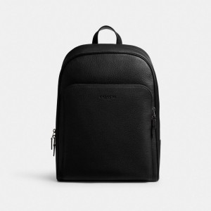 Black Coach Gotham Men Backpacks | 1709VAUPJ