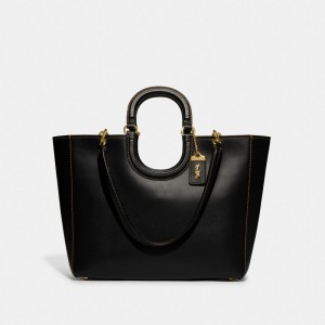 Black Coach Rae Tote Bag Women Totes & Carryalls | 7569CYDPH