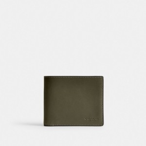 Green Coach 3 In 1 Wallet Men Billfolds | 2930NXRIS