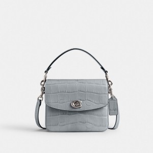 Silver / Grey Blue Coach Cassie 19 Women Crossbody Bags | 6705PLOYS