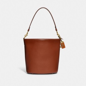 glovetanned leather/Brass/1941 Saddle Coach Dakota Bucket Bag Women Shoulder Bags & Hobos | 5374FXOVE