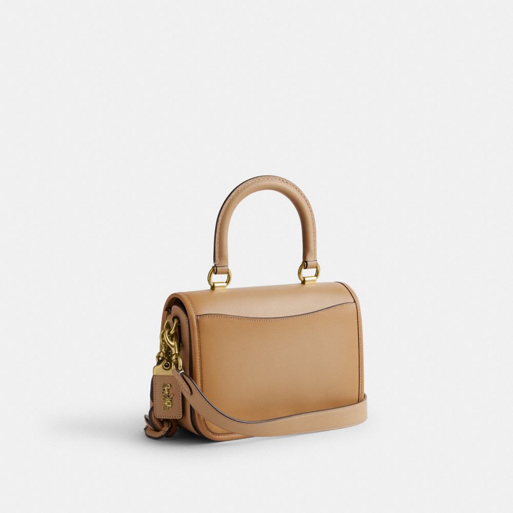 Beige Coach Rogue Top Handle Bag Women Satchels & Top Handles | 7481NRYOC