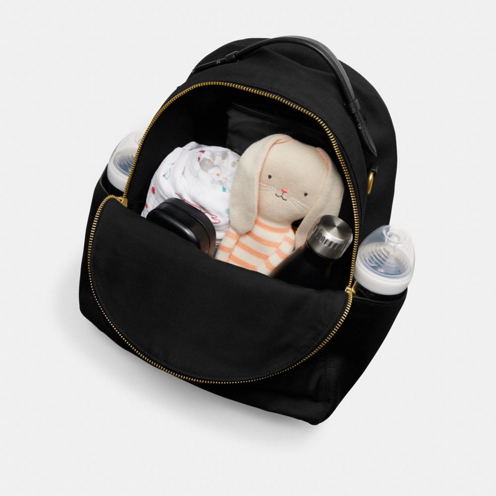 Black Coach Baby Women Backpacks | 3160ETLFY