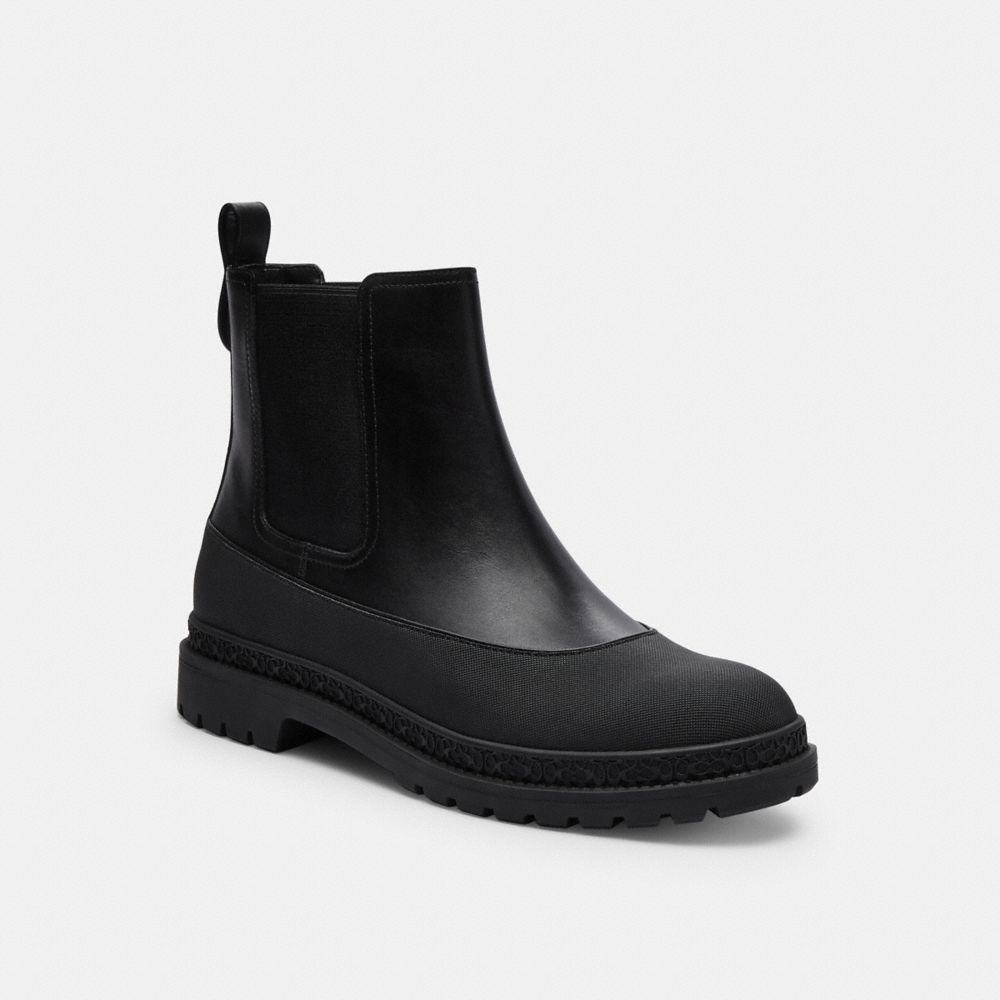 Black Coach Carver Boot Men Boots | 9483AVTRK