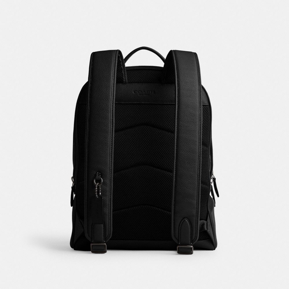 Black Coach Charter Men Backpacks | 9057SUONG