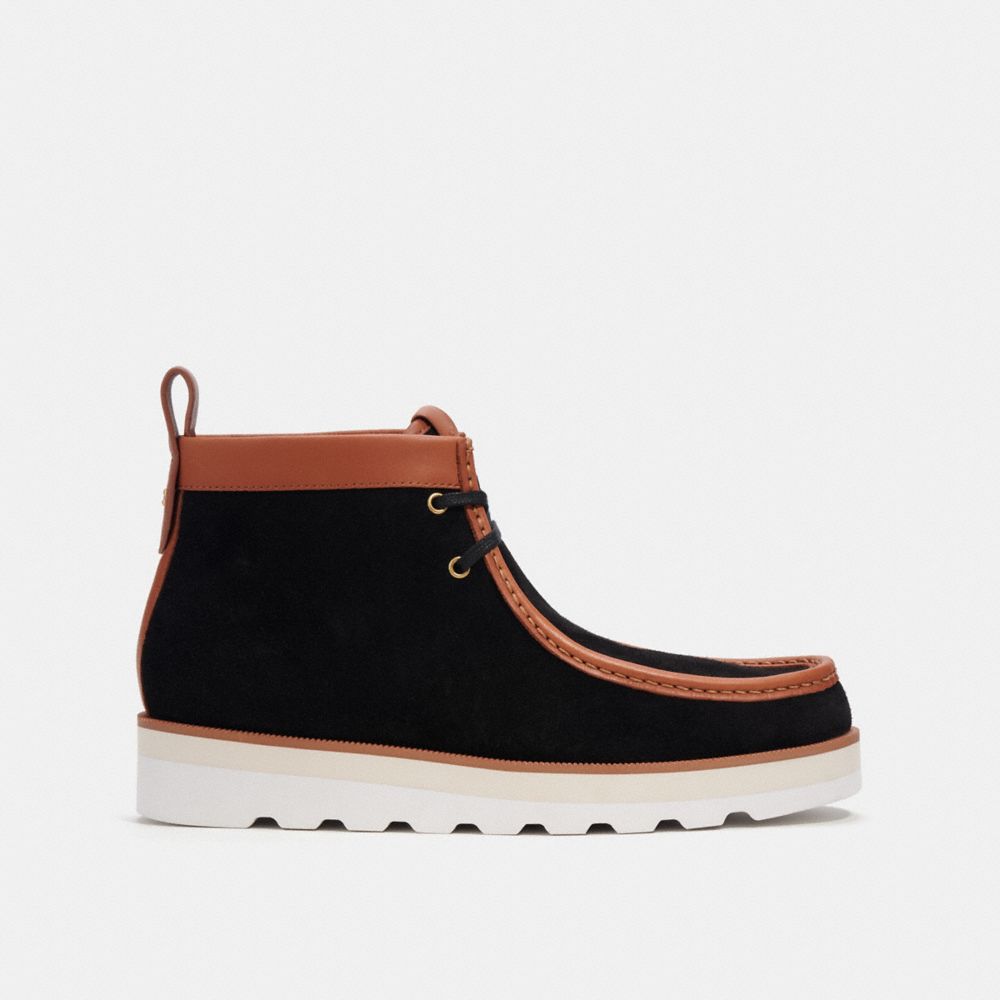 Black Coach Chukka Boot Men Boots | 2958DORTV