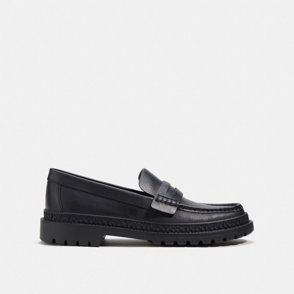 Black Coach Cooper Loafer Men Loafers & Drivers | 5648YKTZC