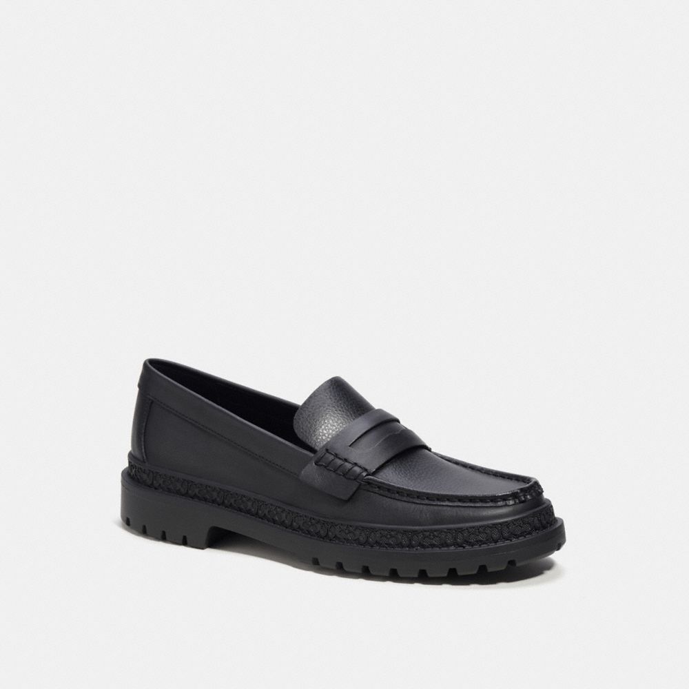 Black Coach Cooper Loafer Men Loafers & Drivers | 5648YKTZC