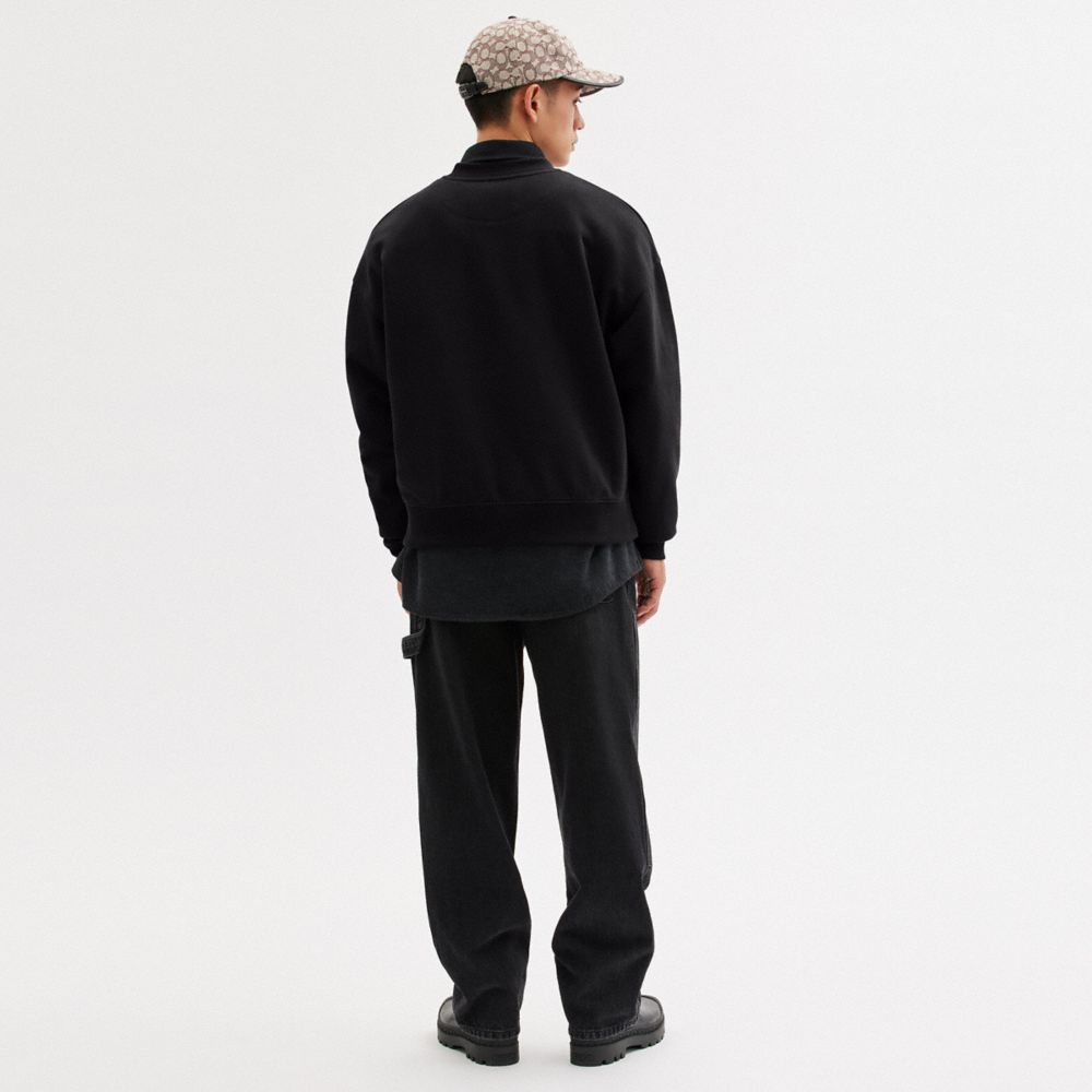 Black Coach Essential Crewneck Men Tops & Bottoms | 4086TBGPA