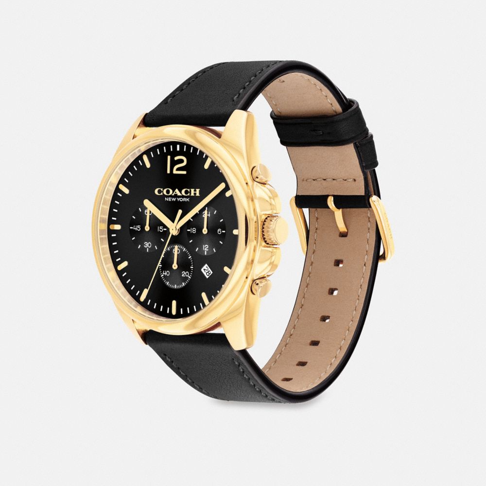 Black Coach Greyson Watch, 43 Mm Men Watches | 4190JRDHF