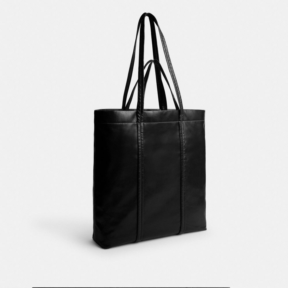 Black Coach Hall Tote Bag Men Totes & Duffles | 7185PIGYH