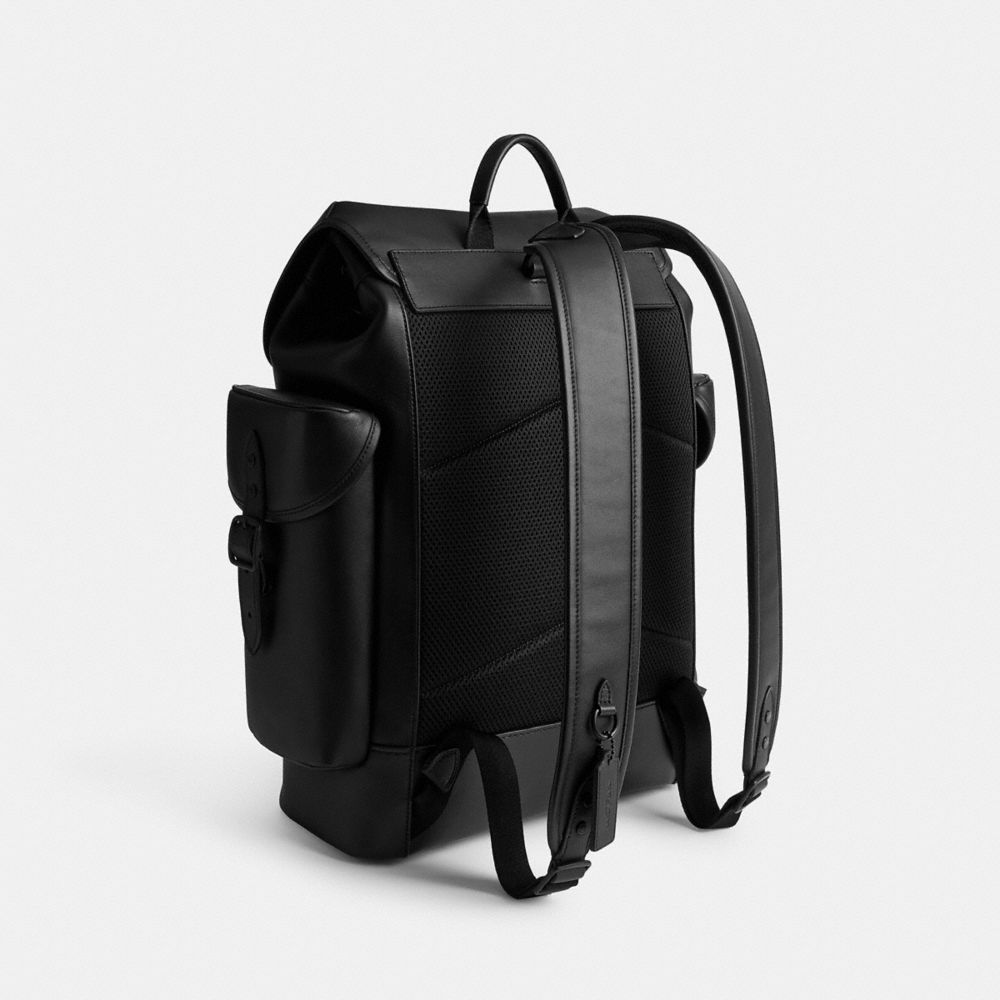 Black Coach Hitch Men Backpacks | 2015PJTUS