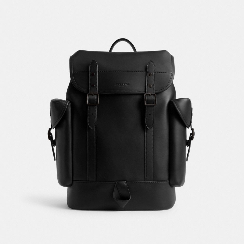 Black Coach Hitch Men Backpacks | 2015PJTUS