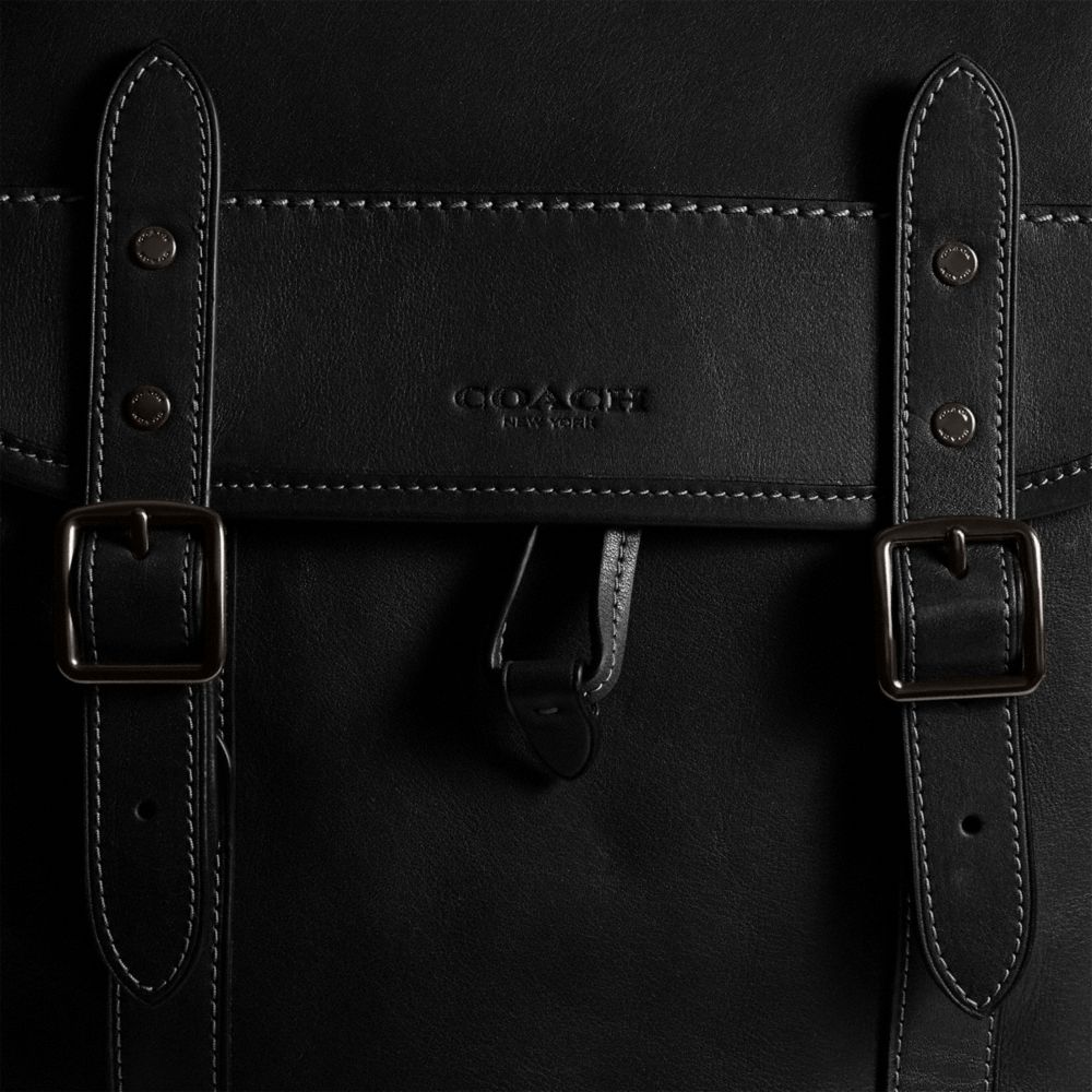 Black Coach Hitch Men Backpacks | 7436LTDYX