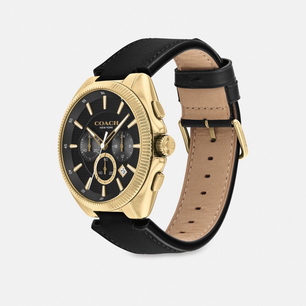 Black Coach Jackson Watch, 45 Mm Men Watches | 0819VNSTP