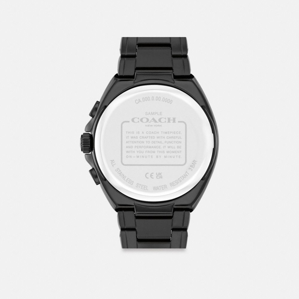 Black Coach Jackson Watch, 45 Mm Men Watches | 8651VYLJB