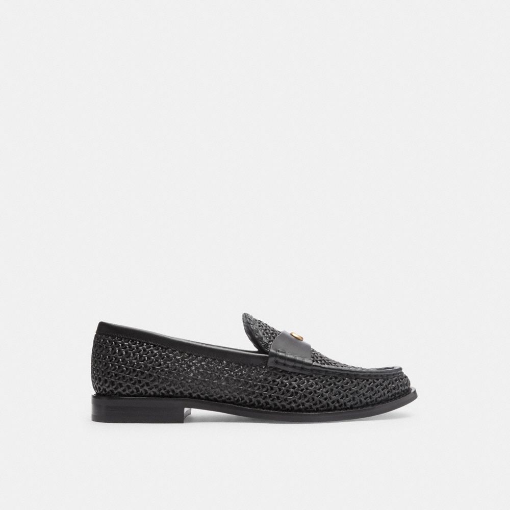 Black Coach Jolene Loafer Women Flats & Loafers | 9750AEDQR