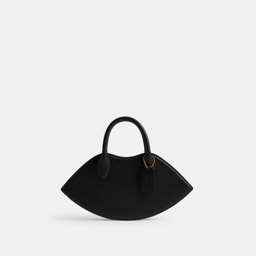 Black Coach Lip Bag Women Crossbody Bags | 0273GMPYA