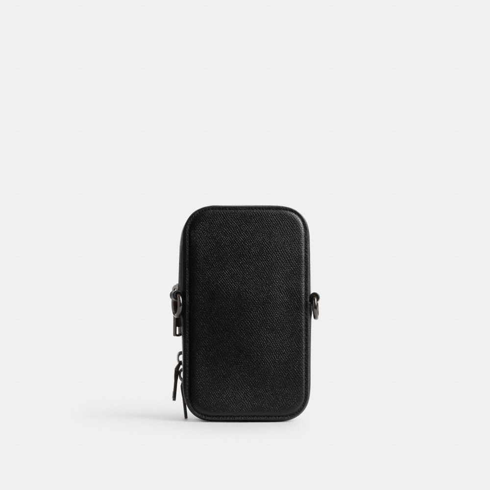 Black Coach Phone Crossbody Men Messenger & Crossbody | 2906VXTEJ