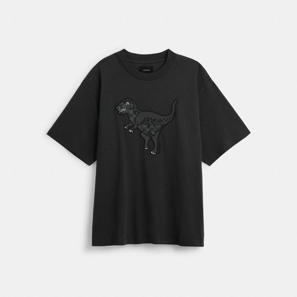 Black Coach Rexy T Shirt Men Tops & Bottoms | 7403JOXHT