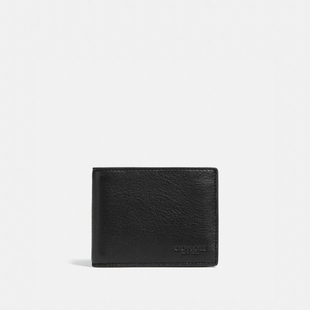 Black Coach Slim Billfold Wallet Men Billfolds | 6395GKPWH