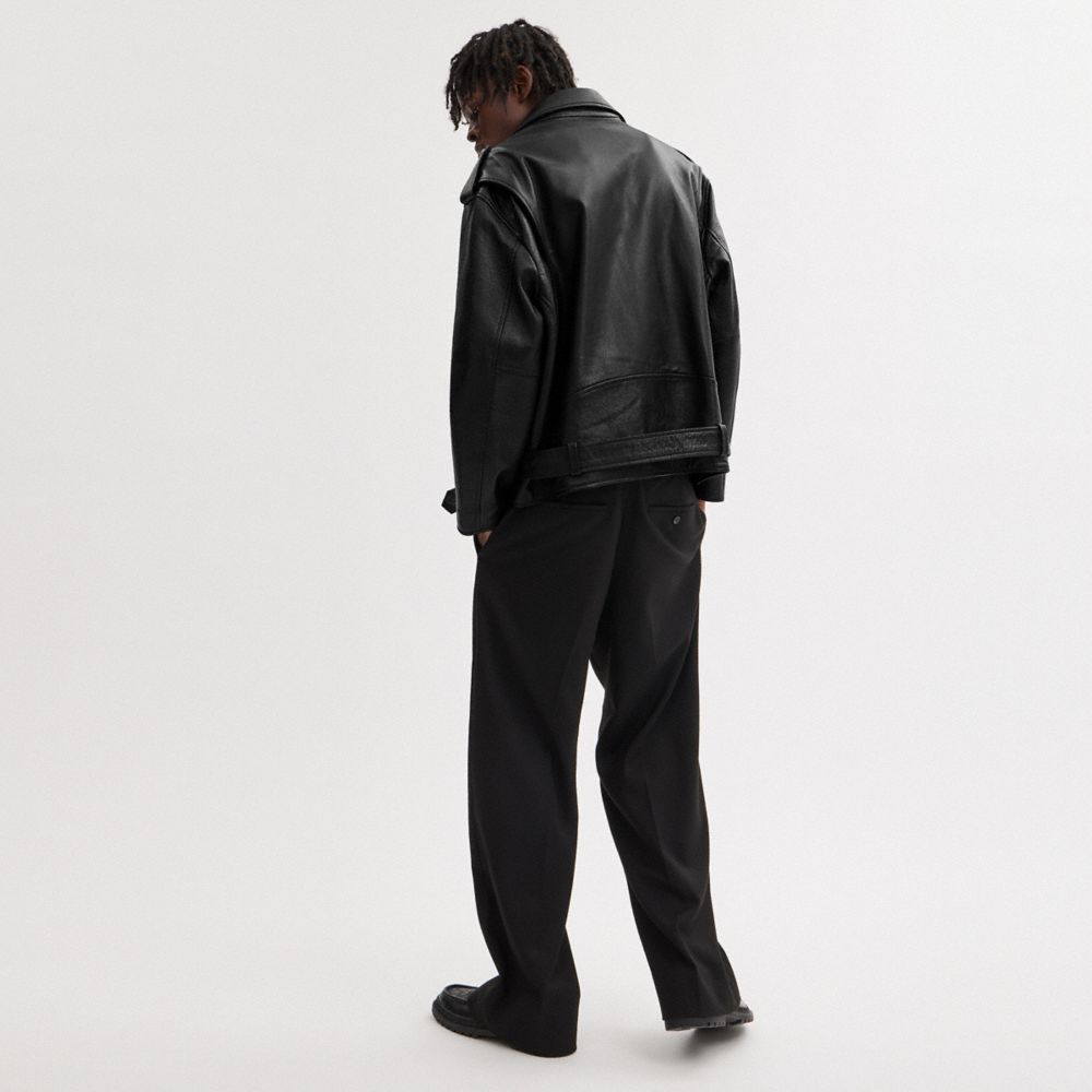 Black Coach Tailored Pants Men Tops & Bottoms | 5712AESZQ