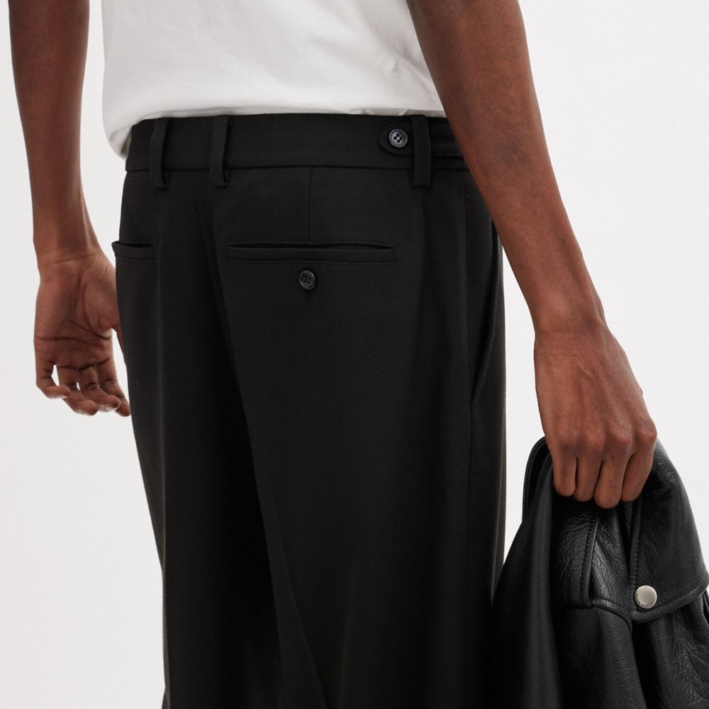 Black Coach Tailored Pants Men Tops & Bottoms | 5712AESZQ