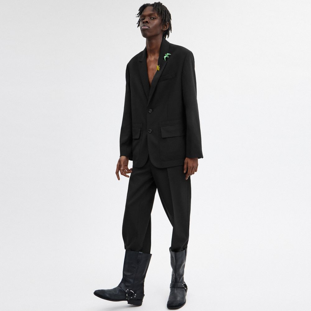 Black Coach Tailoring Blazer Men Jackets & Outerwear | 6420HAQNY