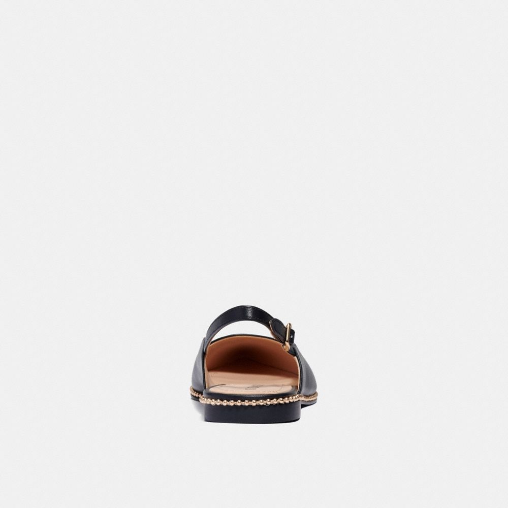 Black Coach Vae Skimmer Women Flats & Loafers | 3795ESNLP