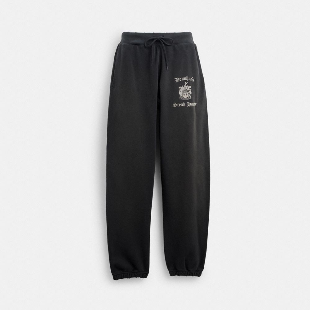 Black Coach Vintage Pull On Joggers Men Tops & Bottoms | 2935RULPJ