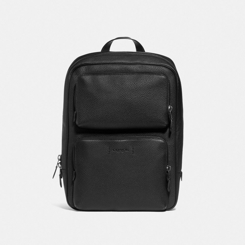 Black Copper / Black Coach Gotham Men Backpacks | 5279DMYBX