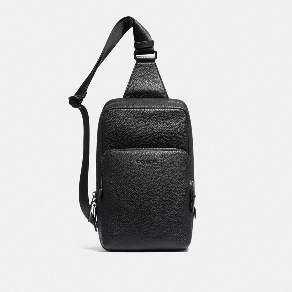 Black Copper / Black Coach Gotham Pack Men Messenger & Crossbody | 7965BFUDS