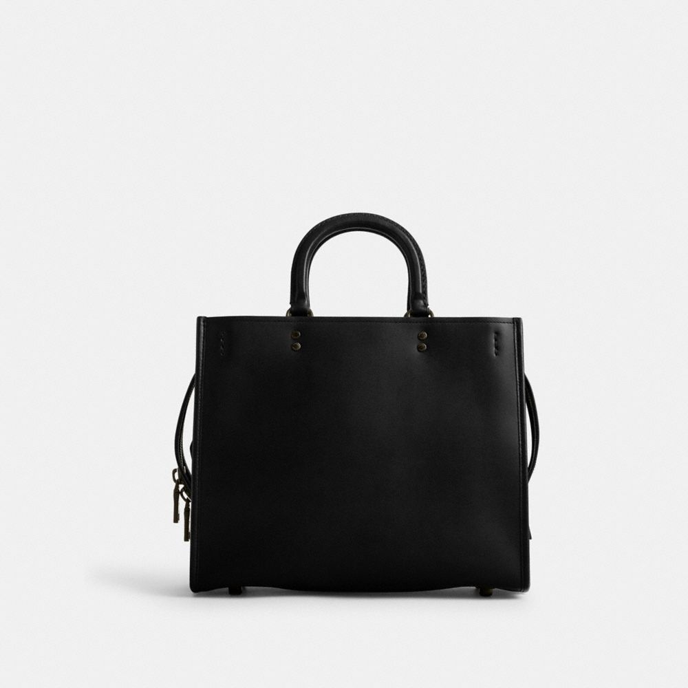 Black / Black Coach Rogue Bag Women Satchels & Top Handles | 3176VHDEJ