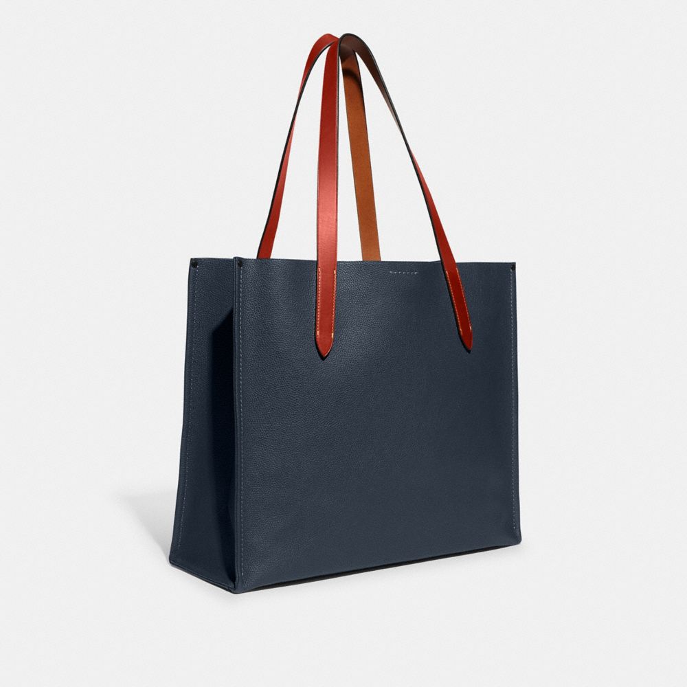 Blue Coach Relay Tote Bag Men Totes & Duffles | 3071IZEXV