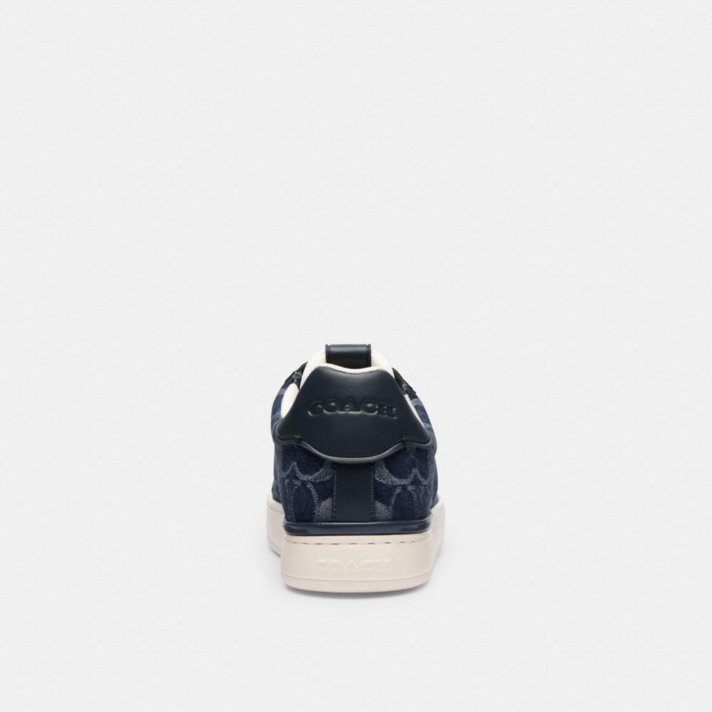 Blue Denim Coach Lowline Low Top In Signature Denim Women Sneakers | 0362ITBFQ