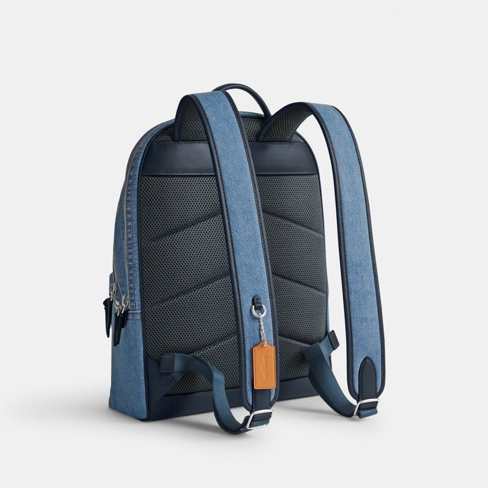 Blue / Indigo Blue Coach Charter Men Backpacks | 5602APNKW