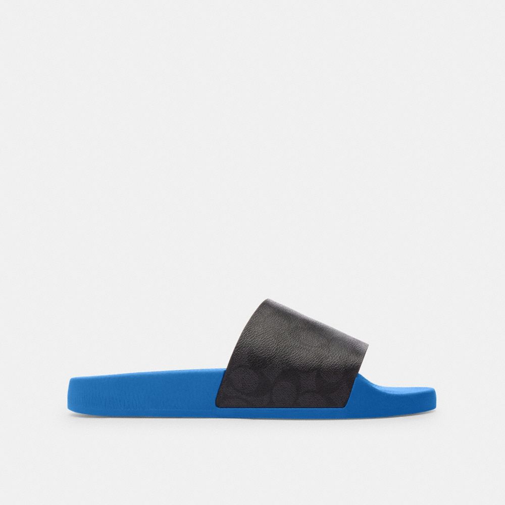 Blueberry Coach Slide Men Sandals & Slides | 2158OKZVT