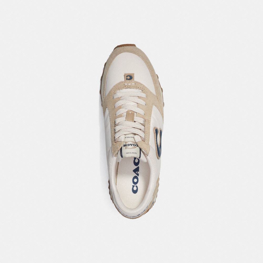 Chalk/Oat Coach Runner Men Sneakers | 5691YAKSB