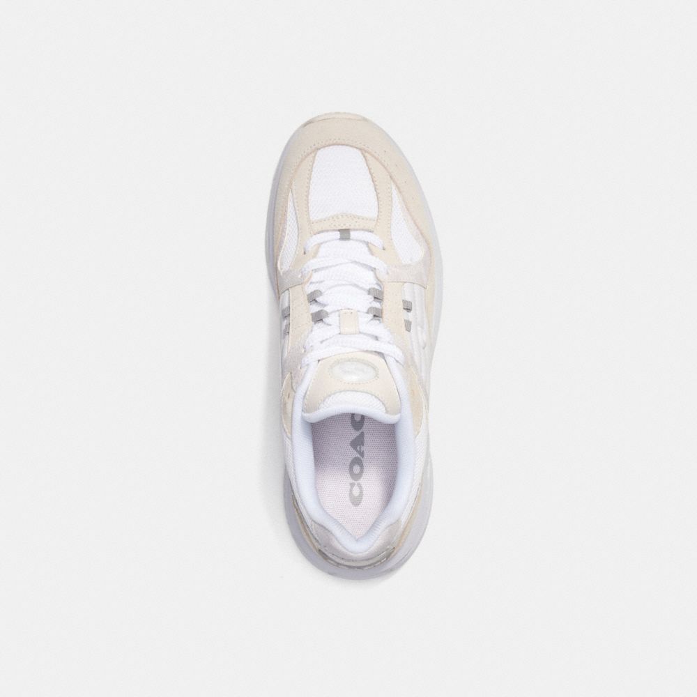 Chalk/ Optic White Coach C301 With Signature Canvas Men Sneakers | 8052AXPKF