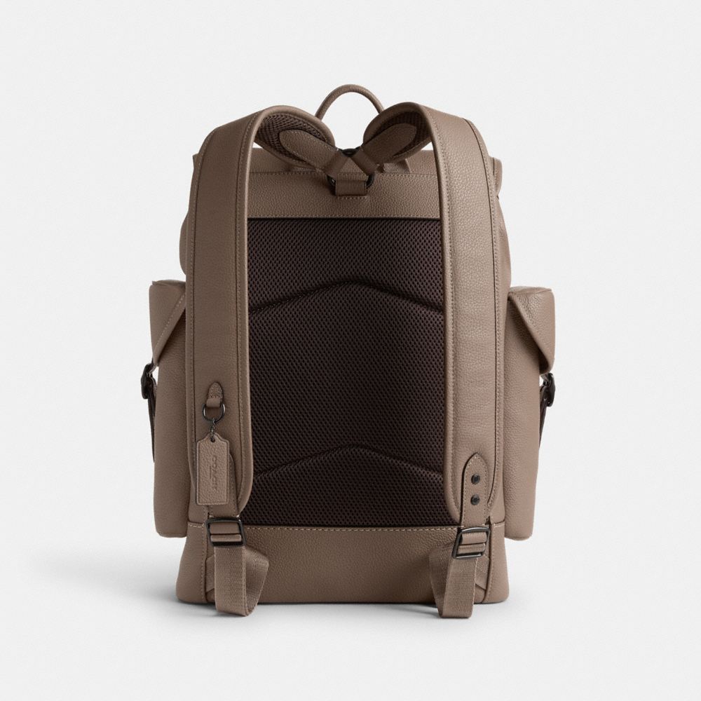 Dark Grey Coach Hitch Women Backpacks | 7325GHDNS