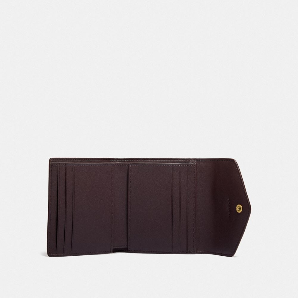 Grey Brown Multicolor Coach Wyn Small Wallet In Colorblock Women Small Wallets | 3052TFCQN