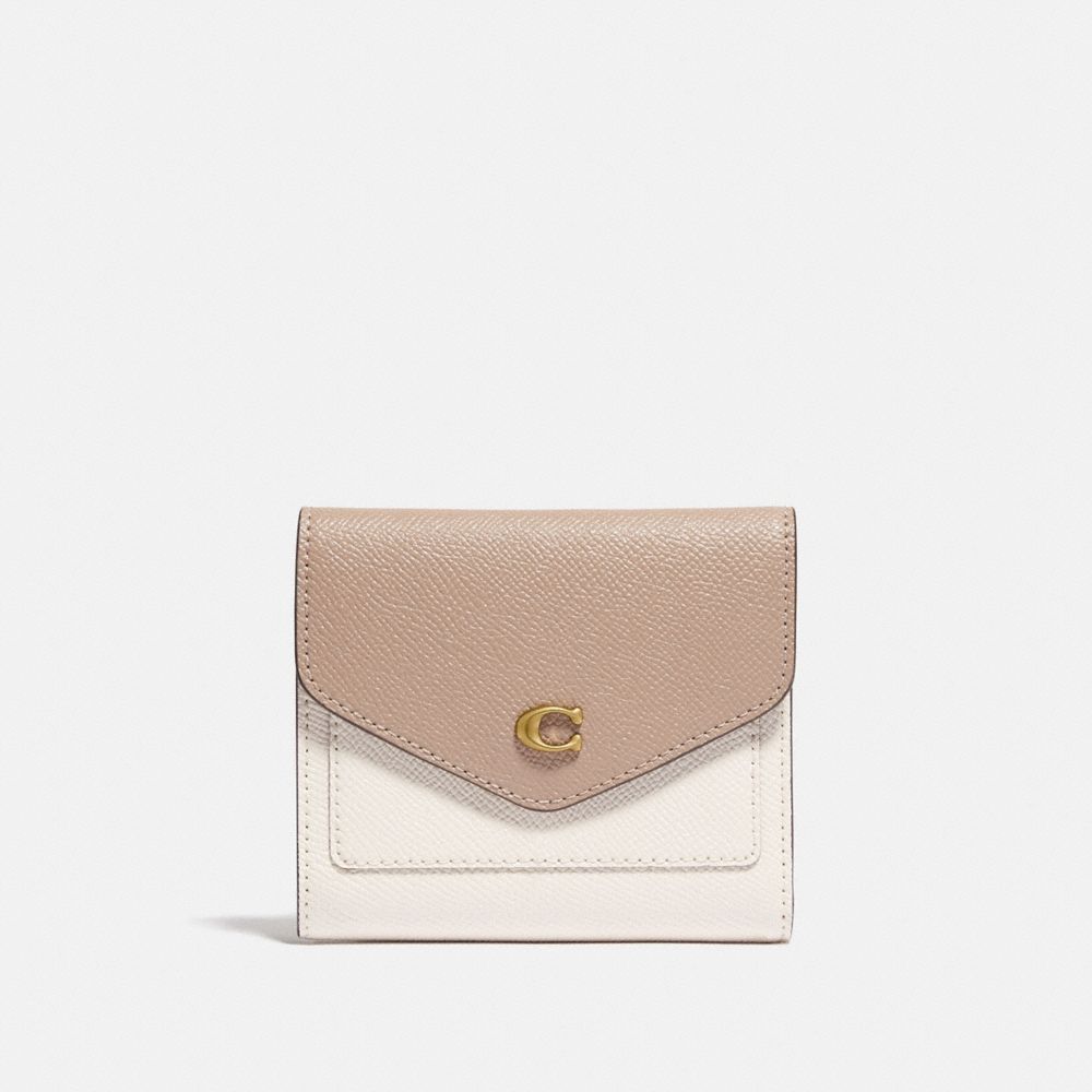 Grey Brown Multicolor Coach Wyn Small Wallet In Colorblock Women Small Wallets | 3052TFCQN