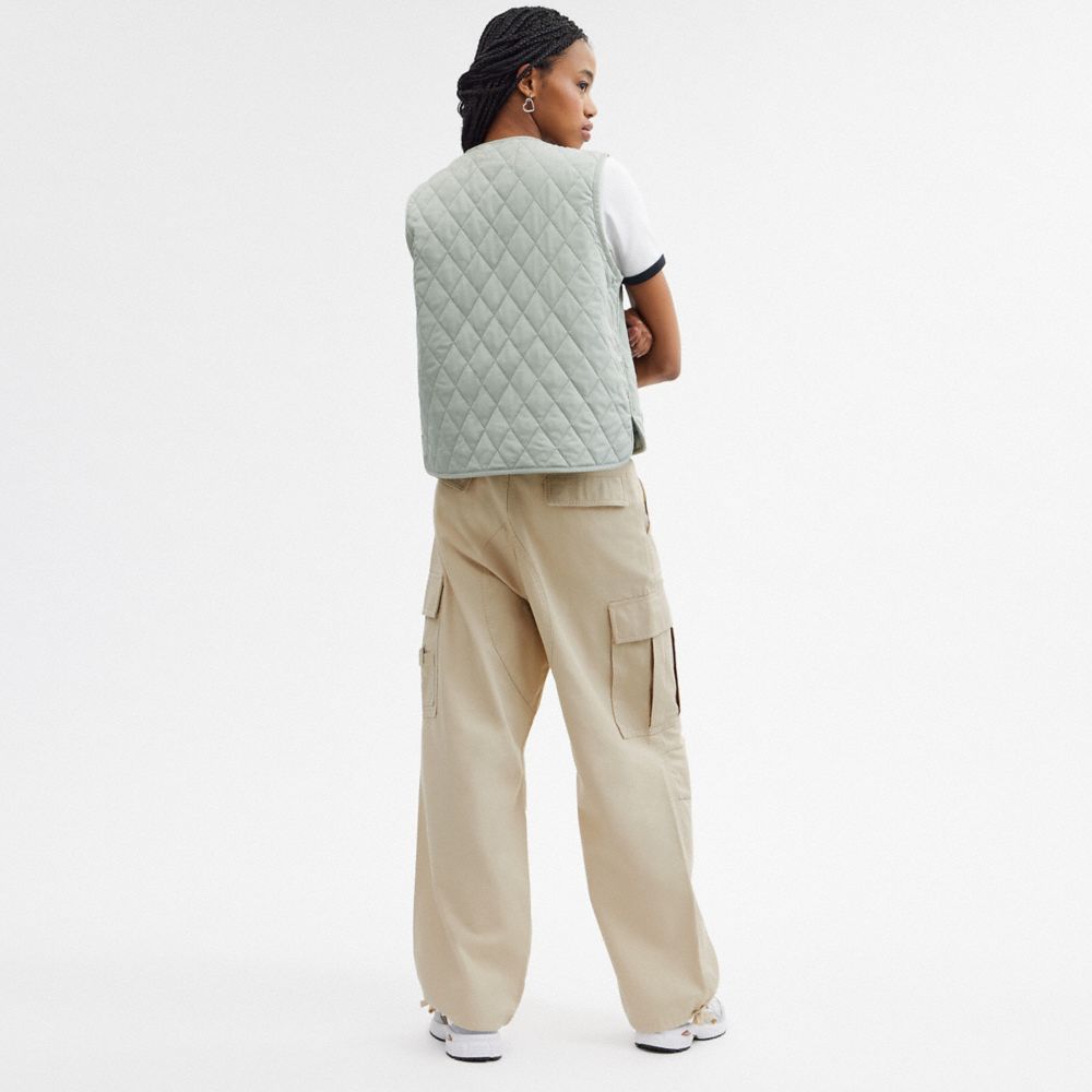 Khaki Coach Cargo Pants Men Tops & Bottoms | 2710NXCKA