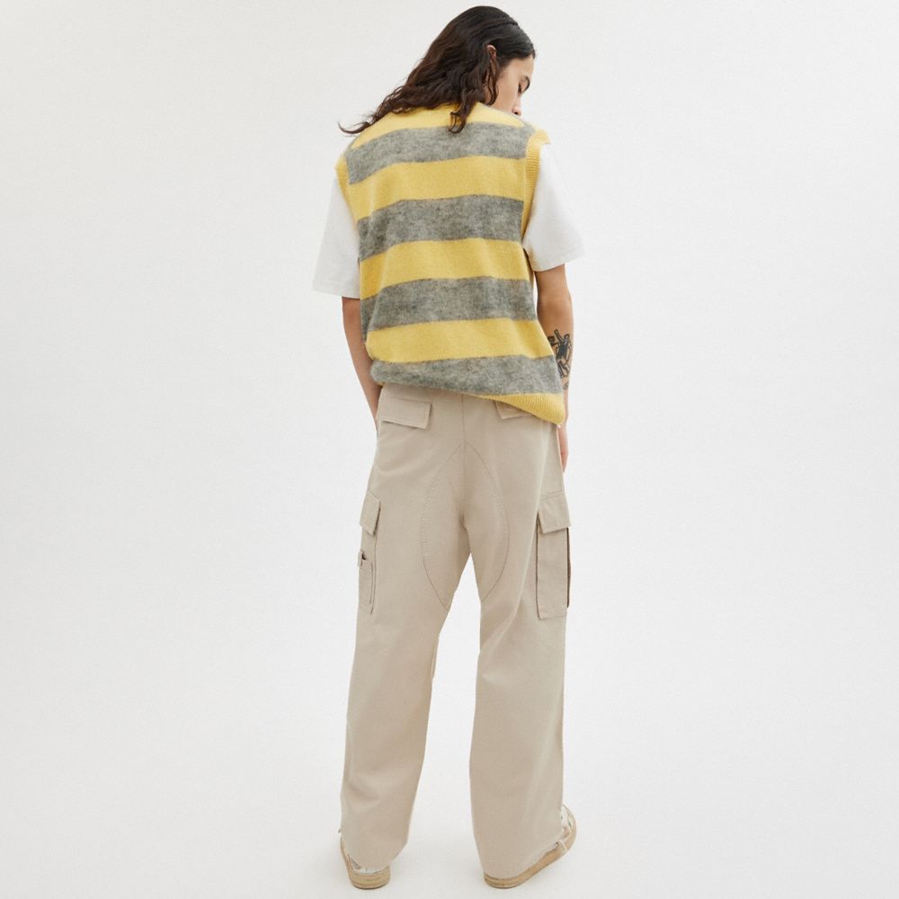 Khaki Coach Cargo Pants Men Tops & Bottoms | 2710NXCKA