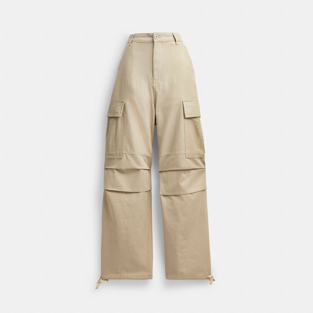 Khaki Coach Cargo Pants Men Tops & Bottoms | 2710NXCKA