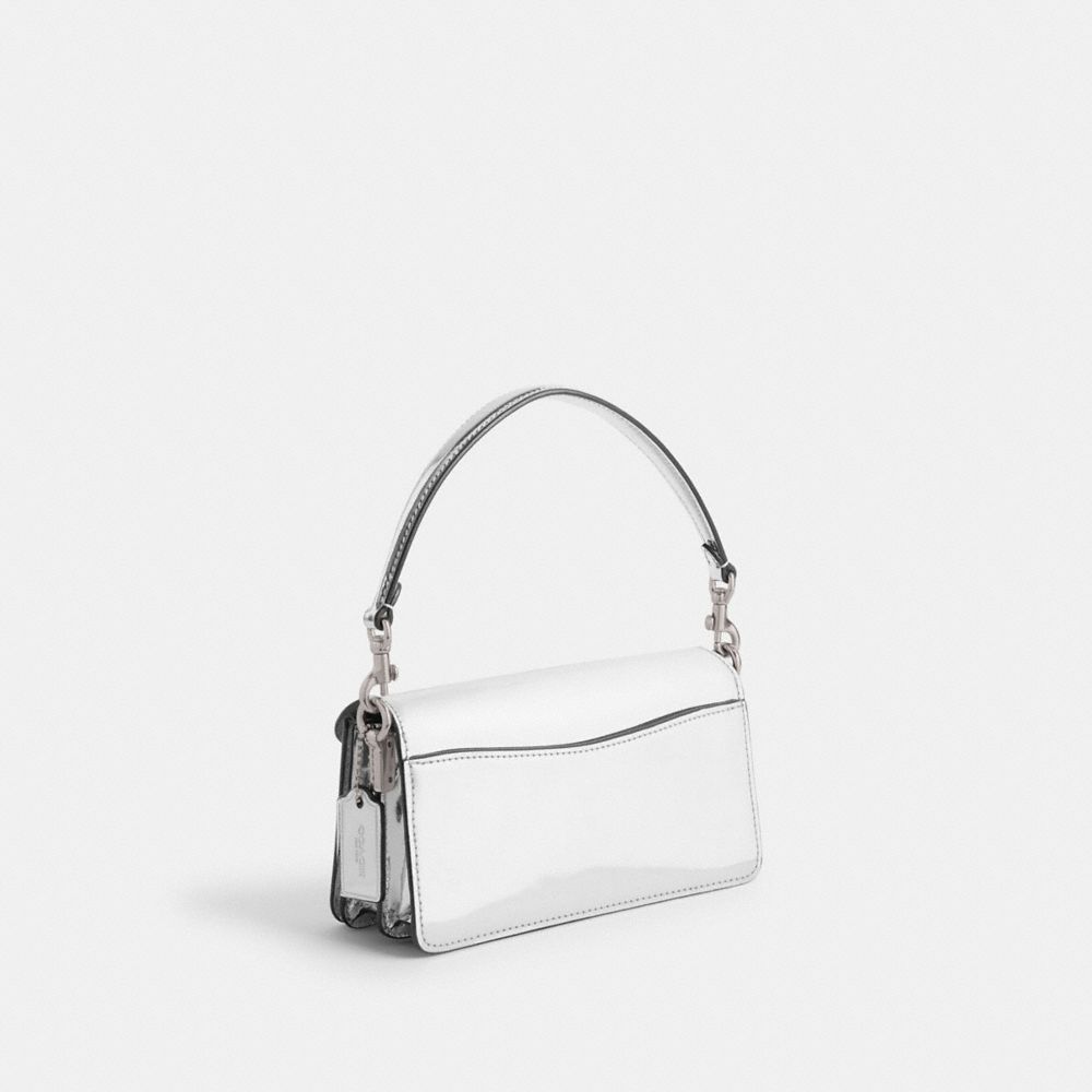 Metal / Silver / Silver Coach Tabby Shoulder Bag 20 In Metallic Women Shoulder Bags & Hobos | 5902XFVNM