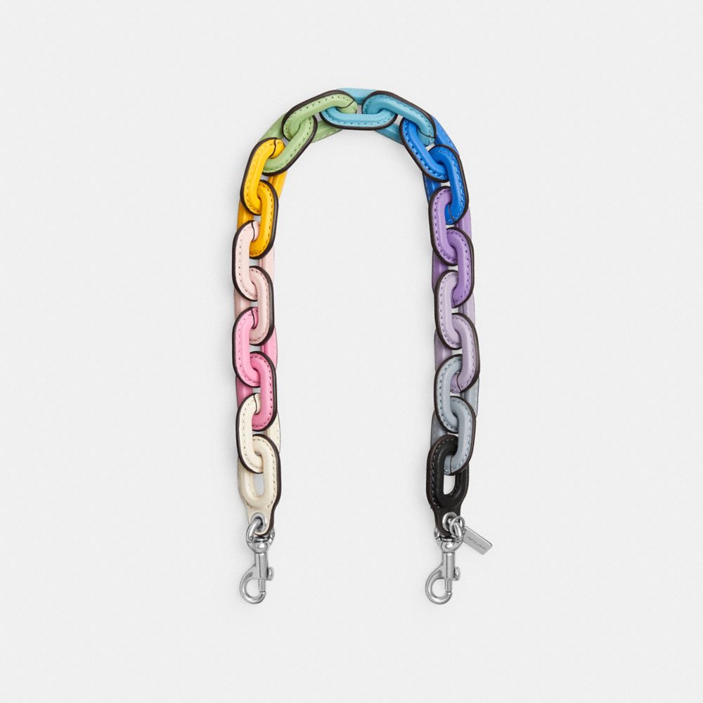 Multicolor Coach Short Chain Strap Women Straps, Charms, and Keyrings | 6425VDXKG