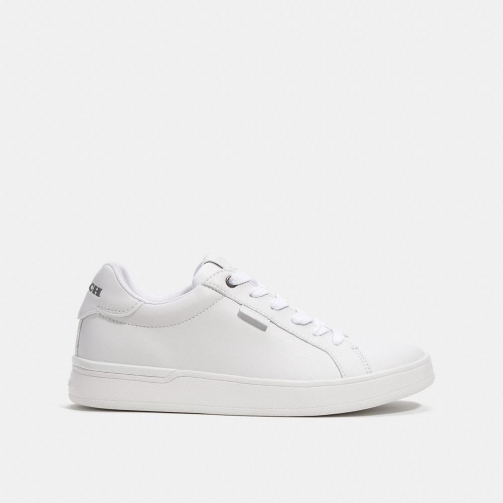 Optic White Coach Lowline Low Top Women Sneakers | 0652ZTAQC